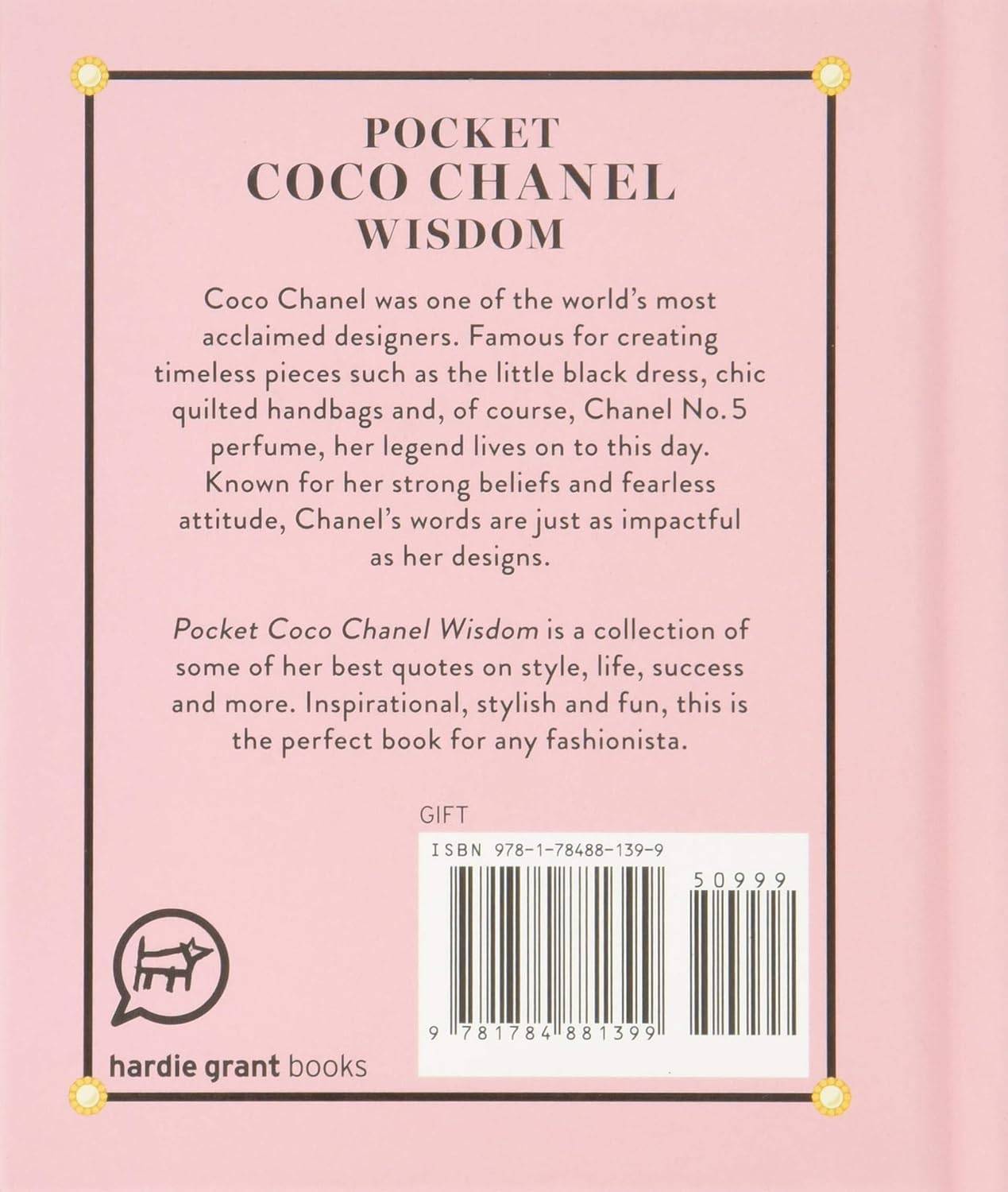POCKET COCO CHANEL WISDOM - Findlay Rowe Designs