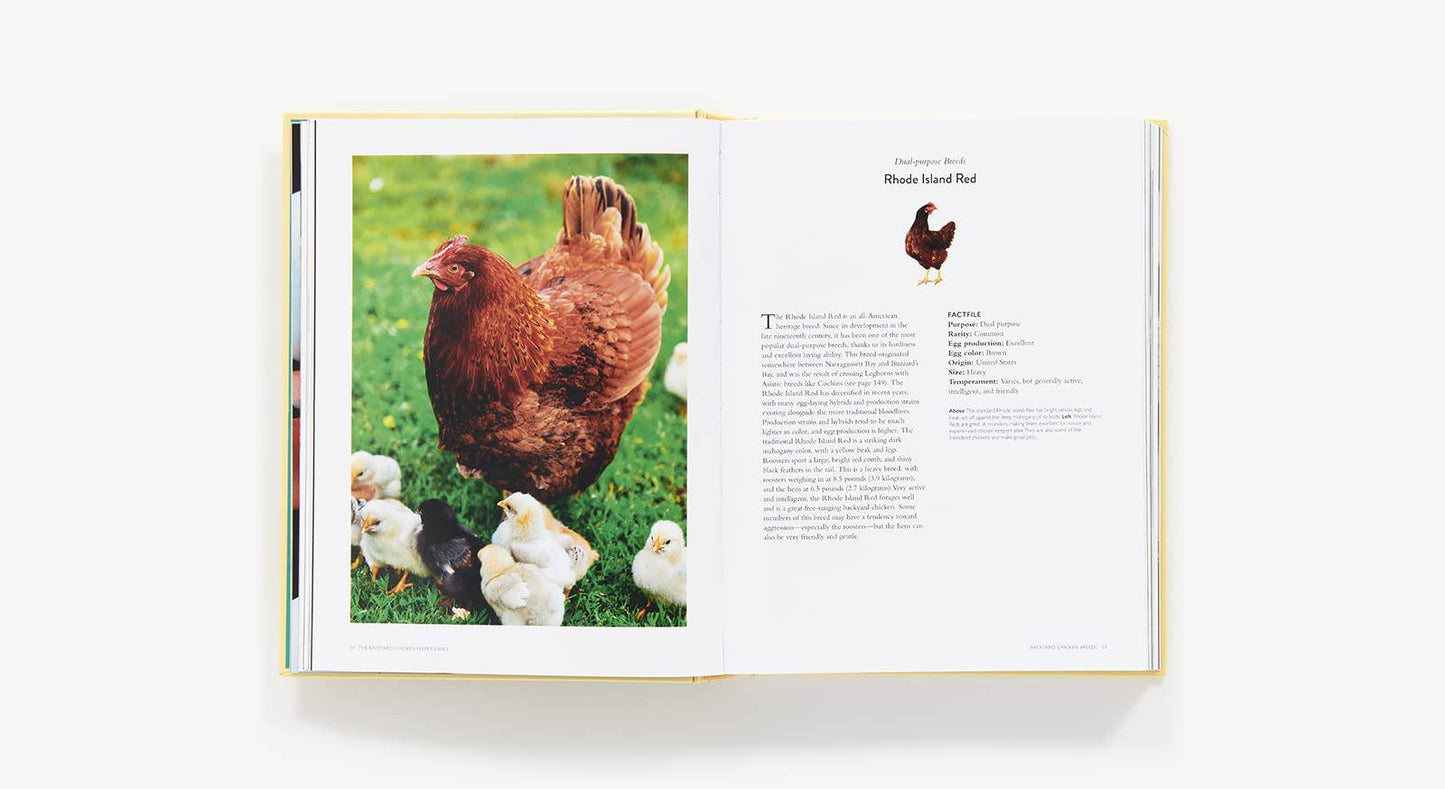 The Backyard Chicken Keeper's Bible: Discover Chicken Breeds, Behavior, Coops, Eggs, and More - Findlay Rowe Designs