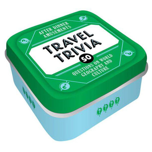 After Dinner Amusements: Travel Trivia : 50 Questions on World Geography and Culture - Findlay Rowe Designs