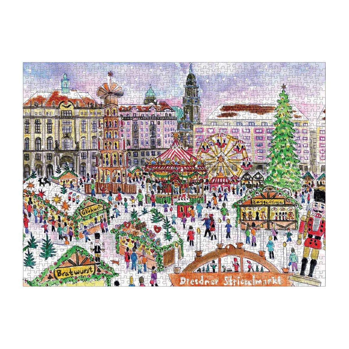 Michael Storrings - Christmas Market 1000 Piece Puzzle - Findlay Rowe Designs