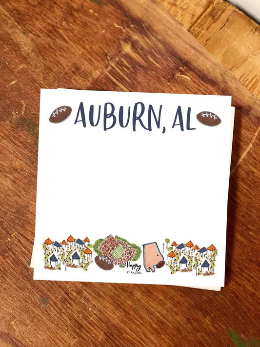 5x5 Notepad - Auburn - Findlay Rowe Designs