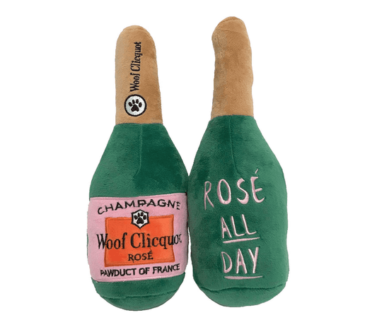 Woof Clicquot Rose' dog toy - Findlay Rowe Designs