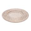 Caspari - Charger - Rattan - White Natural - Findlay Rowe Designs