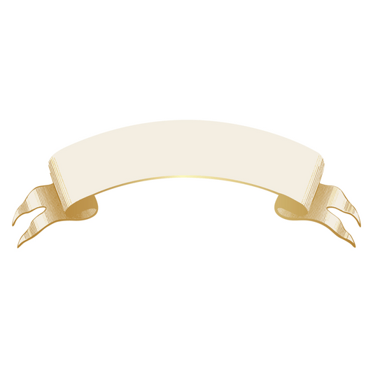 Hester & Cook -  Classic Gold Banner Table Accent - Findlay Rowe Designs