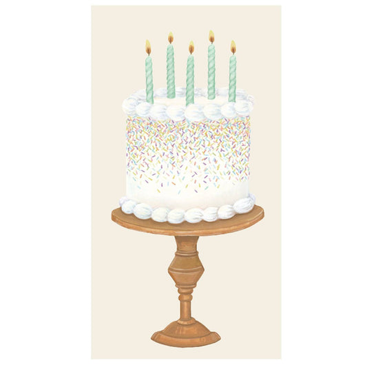 HESTER & COOK - BIRTHDAY CAKE GUEST NAPKIN - Findlay Rowe Designs