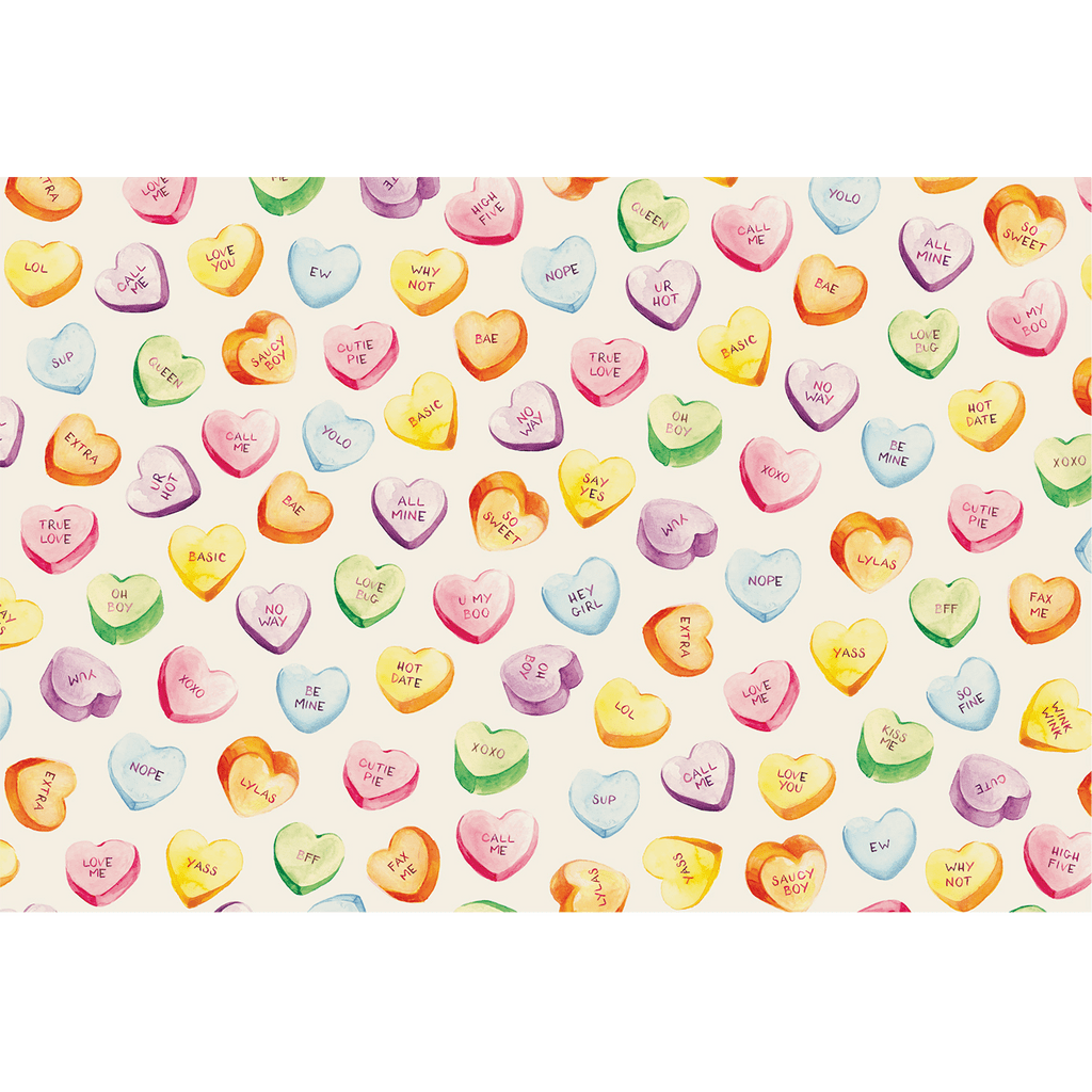 HESTER & COOK - Conversation Hearts Placemat - Findlay Rowe Designs