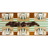 Hester & Cook - Table Runner - Gold Classic Stripe - Findlay Rowe Designs