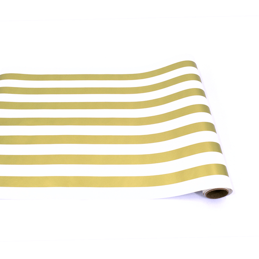 Hester & Cook - Table Runner - Gold Classic Stripe - Findlay Rowe Designs