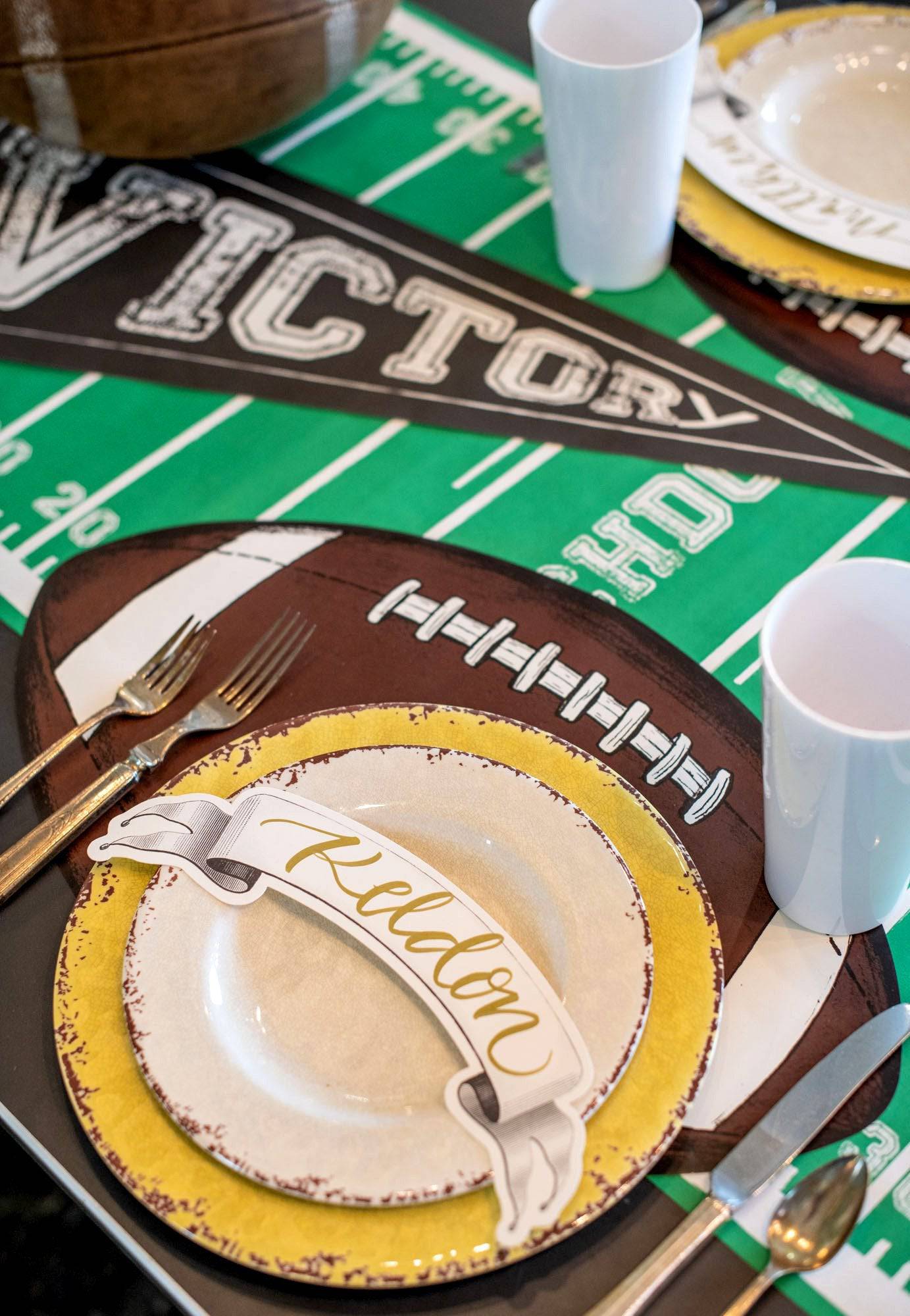 Hester & Cook - Table Runner - Touchdown - Findlay Rowe Designs