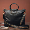 Hobo - Sheila Large Satchel - Black With Ball Chain Strap - Findlay Rowe Designs