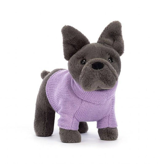 Jelly Cat - Sweater French Bulldog Purple - Findlay Rowe Designs
