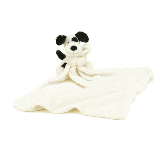 Jellycat - Bashful Black & Cream Puppy Soother - Findlay Rowe Designs