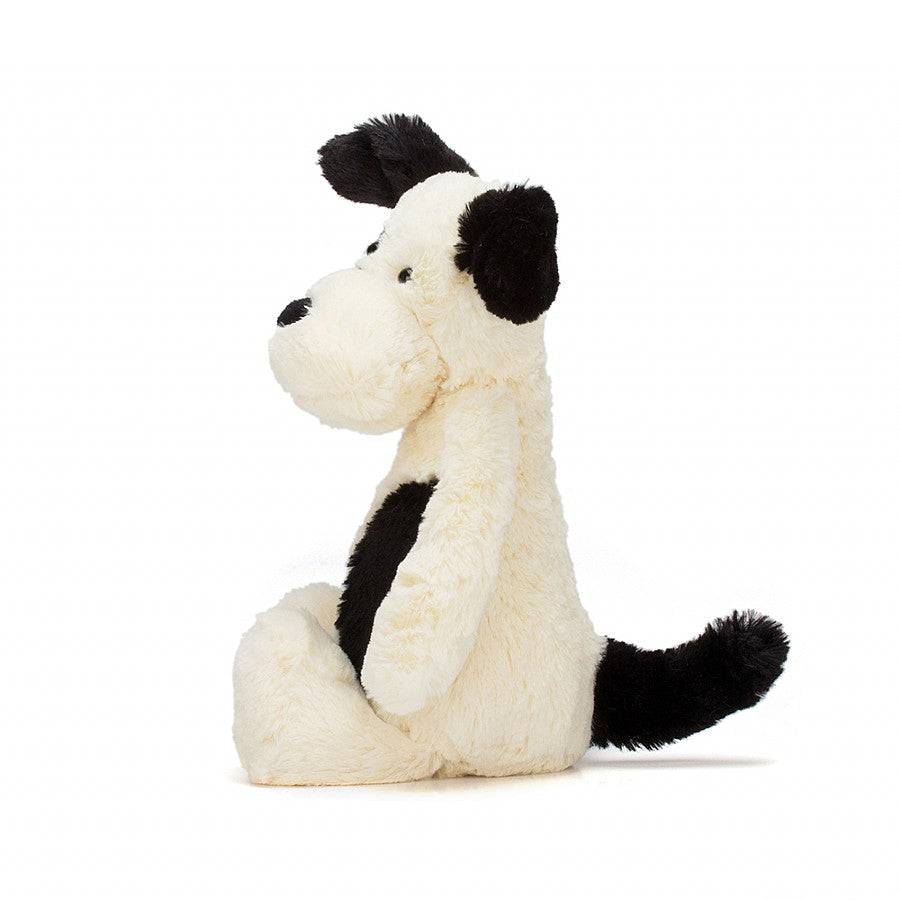 Jellycat - Bashful Puppy - Black & Cream - Medium - Findlay Rowe Designs