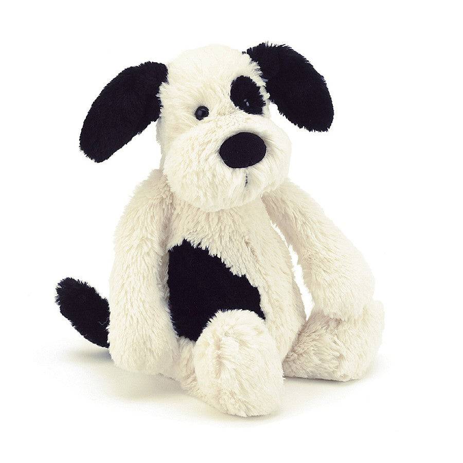 Jellycat - Bashful Puppy - Black & Cream - Medium - Findlay Rowe Designs