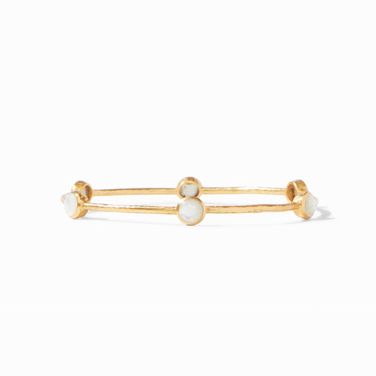 JULIE VOS - MILANO BANGLE GLD MOP MD - Findlay Rowe Designs