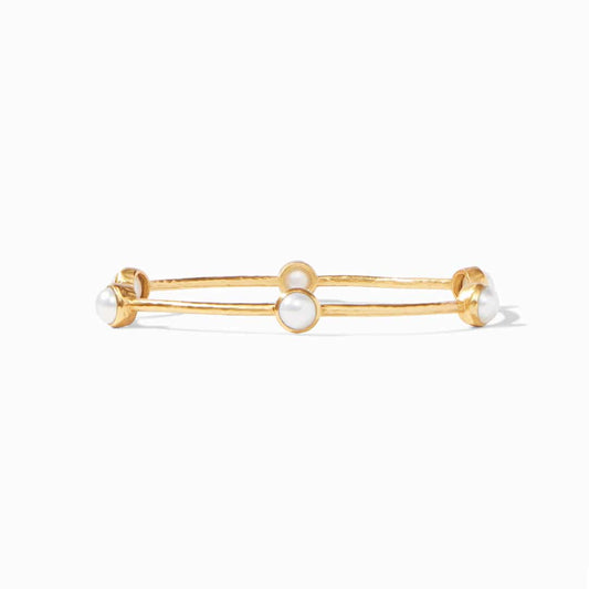 Julie Vos - Milano Luxe Bangle - Pearl - Findlay Rowe Designs