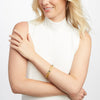Julie Vos - Hinge Bangle - Catalina Gemstone - Iridescent Chalcedony Blue - Findlay Rowe Designs