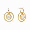 JULIE VOS- Astor 6-in-1 Charm Earring - Iridescent Clear Crystal - Findlay Rowe Designs