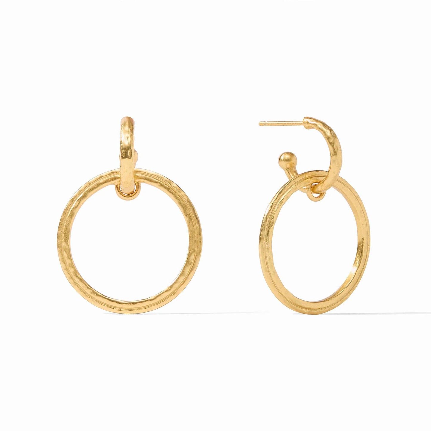 JULIE VOS- Astor 6-in-1 Charm Earring - Iridescent Clear Crystal - Findlay Rowe Designs