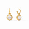 JULIE VOS- Astor 6-in-1 Charm Earring - Iridescent Clear Crystal - Findlay Rowe Designs