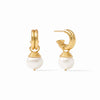 JULIE VOS- Astor Pearl Hoop & Charm Earring - Findlay Rowe Designs