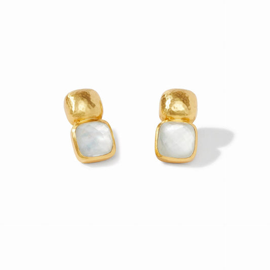 Julie Vos - Catalina Earring - Clear - Findlay Rowe Designs