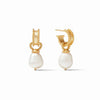 Julie Vos - Marbella Pearl Hoop & Charm Earring - Findlay Rowe Designs