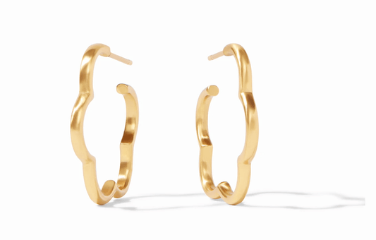 Julie Vos - Gardenia Hoop - Gold - Findlay Rowe Designs