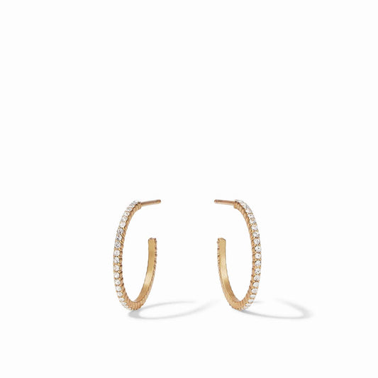 Julie Vos - Windsor Hoop - Cubic Zirconia - Findlay Rowe Designs