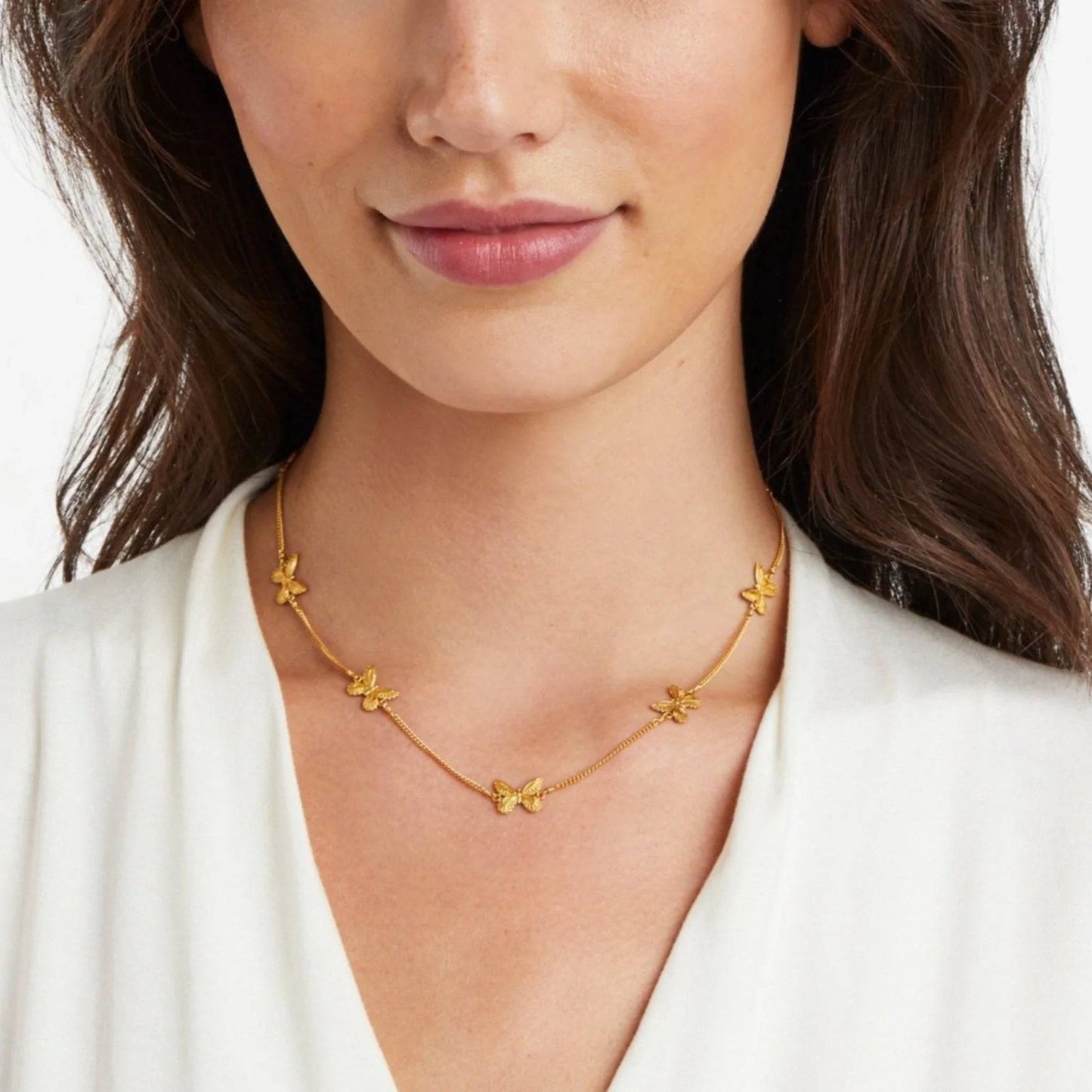 Julie Vos - Butterfly Delicate Station Necklace - Findlay Rowe Designs