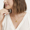 Julie Vos - Fleur-de-Lis Solitaire Necklace - Pearl - Findlay Rowe Designs