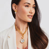Julie Vos - Honeybee Statement Necklace - Clear - Findlay Rowe Designs