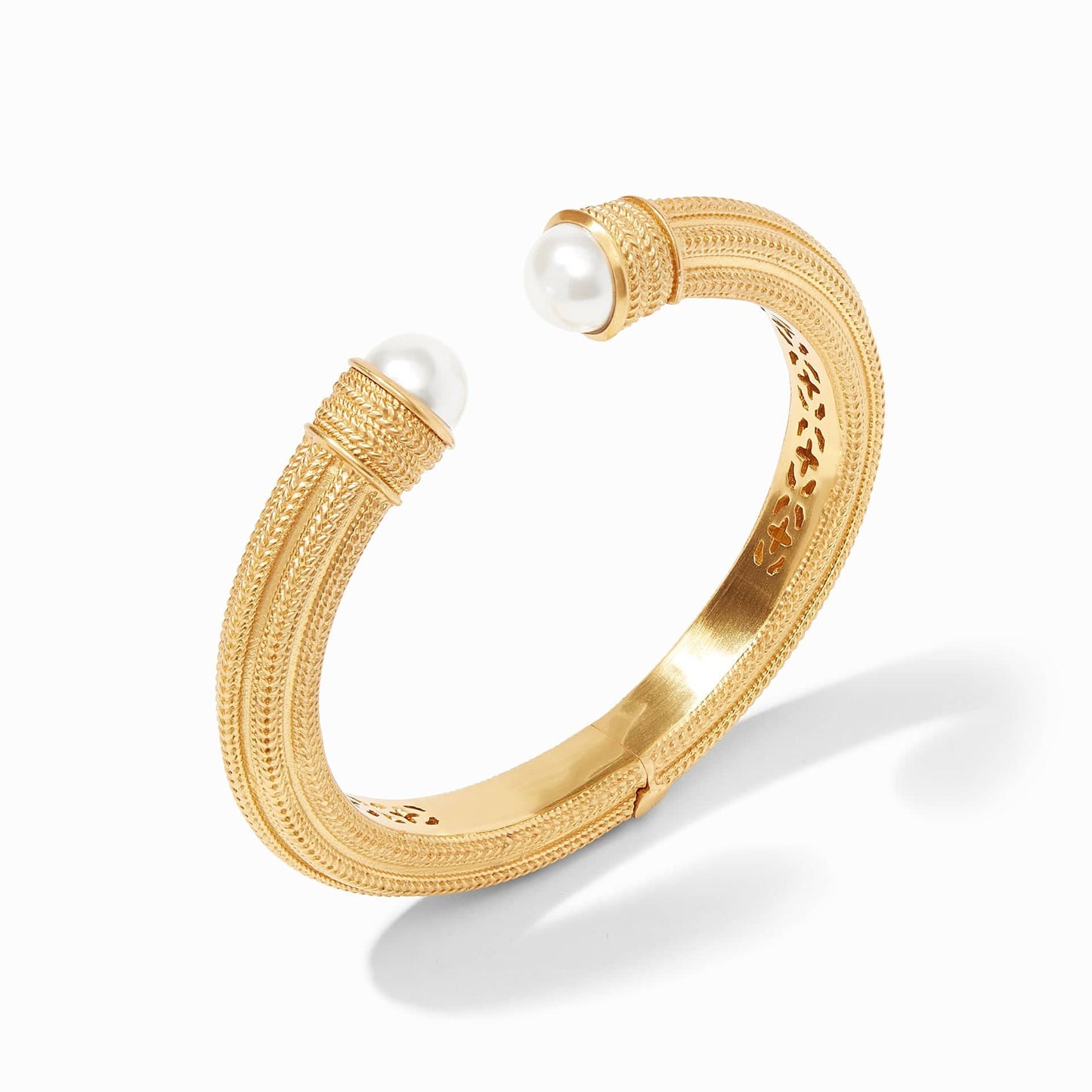 JULIE VOS - WINDSOR DEMI CUFF GOLD OBS BLACK - Findlay Rowe Designs