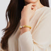 JULIE VOS - WINDSOR DEMI CUFF GOLD OBS BLACK - Findlay Rowe Designs