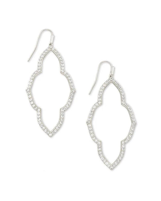 Kendra Scott  - ABBIE RHOD OPEN FRAME EARRING - Findlay Rowe Designs