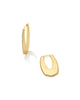 KENDRA SCOTT - Adeline Hoop Earrings In Gold - Findlay Rowe Designs