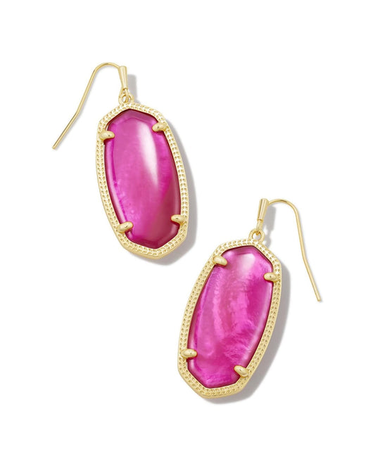 Kendra Scott - Elle Gold Drop Earrings in Azalea Illusion - Findlay Rowe Designs