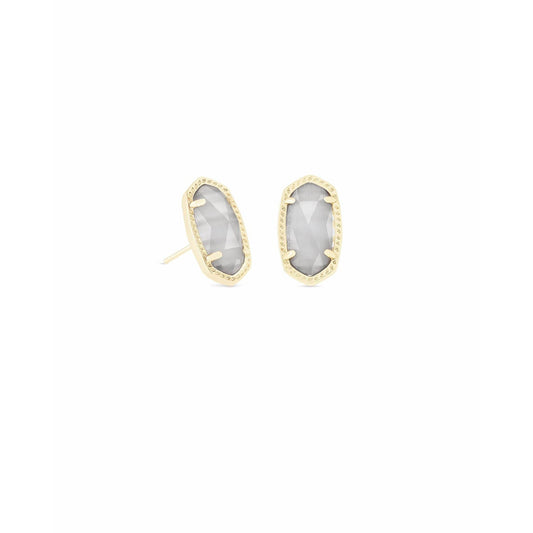 Kendra Scott - Ellie Gold Stud Earrings in Slate - Findlay Rowe Designs