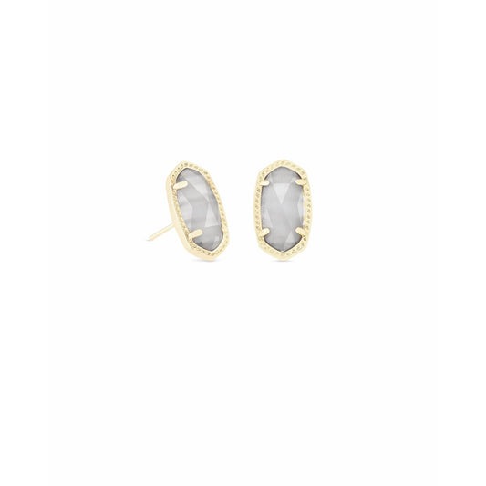 Kendra Scott - Ellie Gold Stud Earrings - Slate - Findlay Rowe Designs