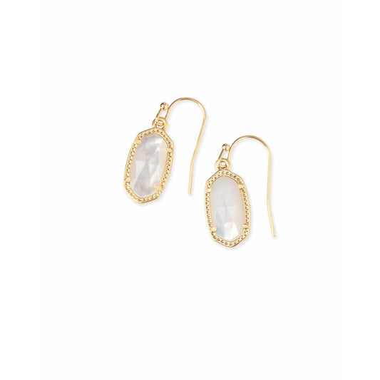 Kendra Scott - Lee Gold Drop Earrings in Ivory Pearl - Findlay Rowe Designs