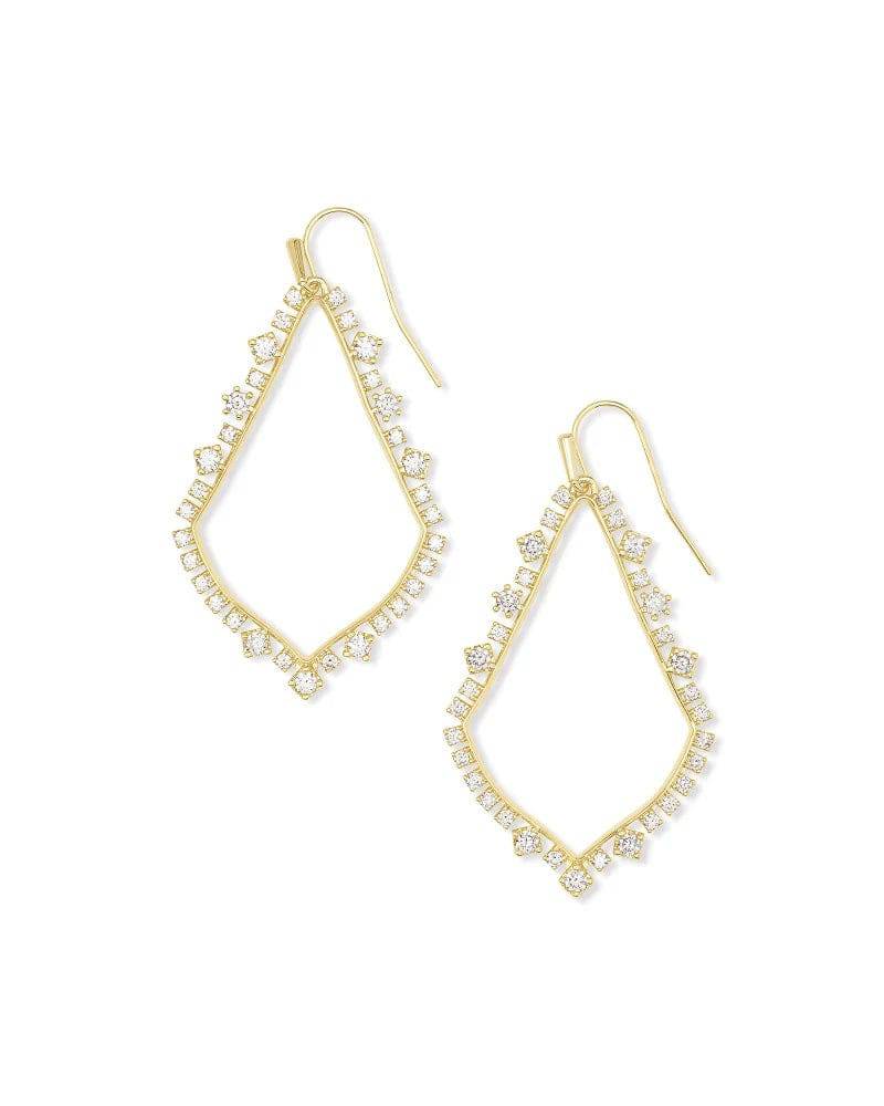 Kendra Scott - Sophee Crystal Drop Earrings in Gold - Findlay Rowe Designs