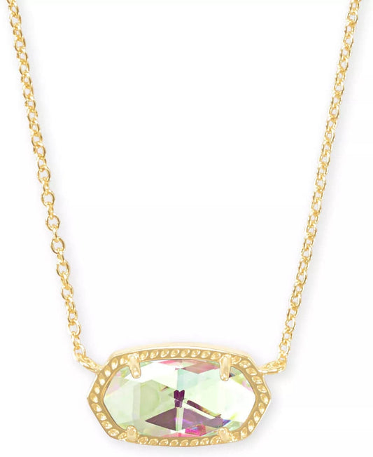 Kendra Scott - 14K Gold Plated Elisa Pendant Necklace - DICHROIC GOLD - Findlay Rowe Designs