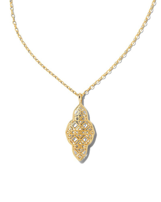 Kendra Scott - Abbie Long Pendant Necklace - Gold - Findlay Rowe Designs