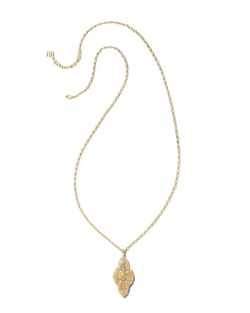 Kendra Scott - Abbie Long Pendant Necklace in Gold - Findlay Rowe Designs