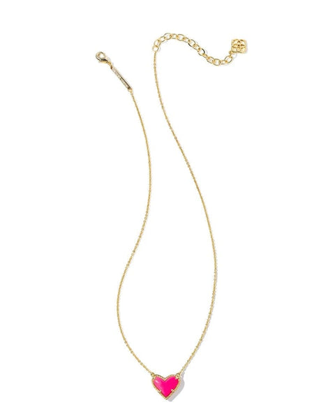 14k pink gold 型チャーム アンクレット Newport Grand Pink Opal Necklace in 14k Gold (October)