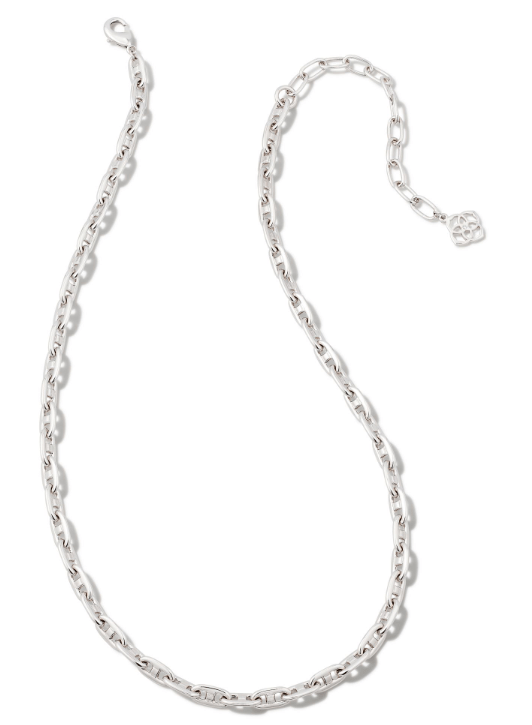 Kendra Scott- BAILEY CHAIN NECKLACE SILVER - Findlay Rowe Designs