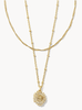 Kendra Scott - Brielle Multi Strand Necklace - Gold - Findlay Rowe Designs