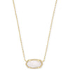Kendra Scott - Elisa Gold Pendant Necklace - White Mother-of-Pearl - Findlay Rowe Designs