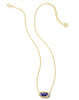 Kendra Scott - Elisa Pendant Necklace - Gold Cobalt Blue Mosaic Glass - Findlay Rowe Designs