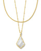 Kendra Scott - Faceted Alex Gold Convertable Necklace - Ivory Illusion - Findlay Rowe Designs